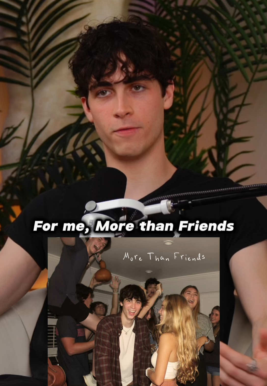 A post by @nicky.reardon on TikTok caption: I swear 2020 lockdown created some of the BEST music and one of biggest songs still on my rotation is More Than Friends by @Aidan Bissett  In this week’s episode of Nicky at Night I sat down with Aidan Bissett to talk about his debut album, Shut Up and Love Me #aidanbissett #indiemusic #musicreview 