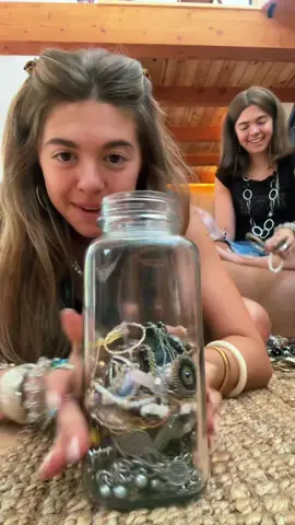 A post by @liviabenson on TikTok caption: #jewelryjars #mysteryjewelry 