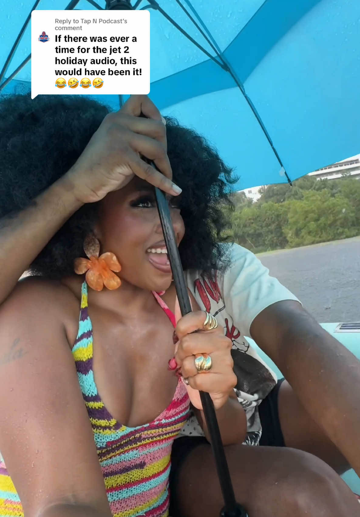 A post by @lelliessantiago on TikTok caption: Replying to @Tap N Podcast #pov #fyp #foryou #fy 