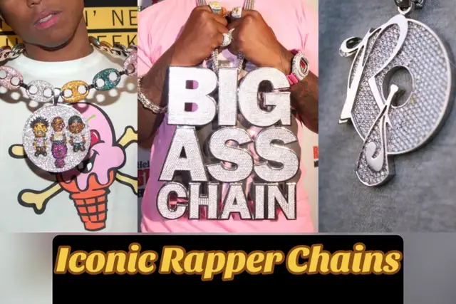A post by @star.cultur3 on TikTok caption: Iconic chains over hip hop history