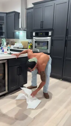 A post by @kadin_kerns on TikTok caption: I was just tryna clean smh