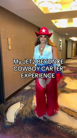 A post by @iamstormisteele on TikTok caption: I told yall DAY ONE Cowboy CARTER KICKED my assss!!! What was I thinking lol. 🤣🤣🤣🤣… #jet2holiday #cowboycarter #beyonce #actii @Parkwood Entertainment 