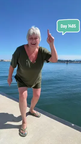 A post by @gramacarolyn on TikTok caption: Day 1465 dancing to this song until my dance goes viral @50 Cent #dailydance #pnw #annapolisdock #portorchardWA #lovegrama #gramacarolyn 