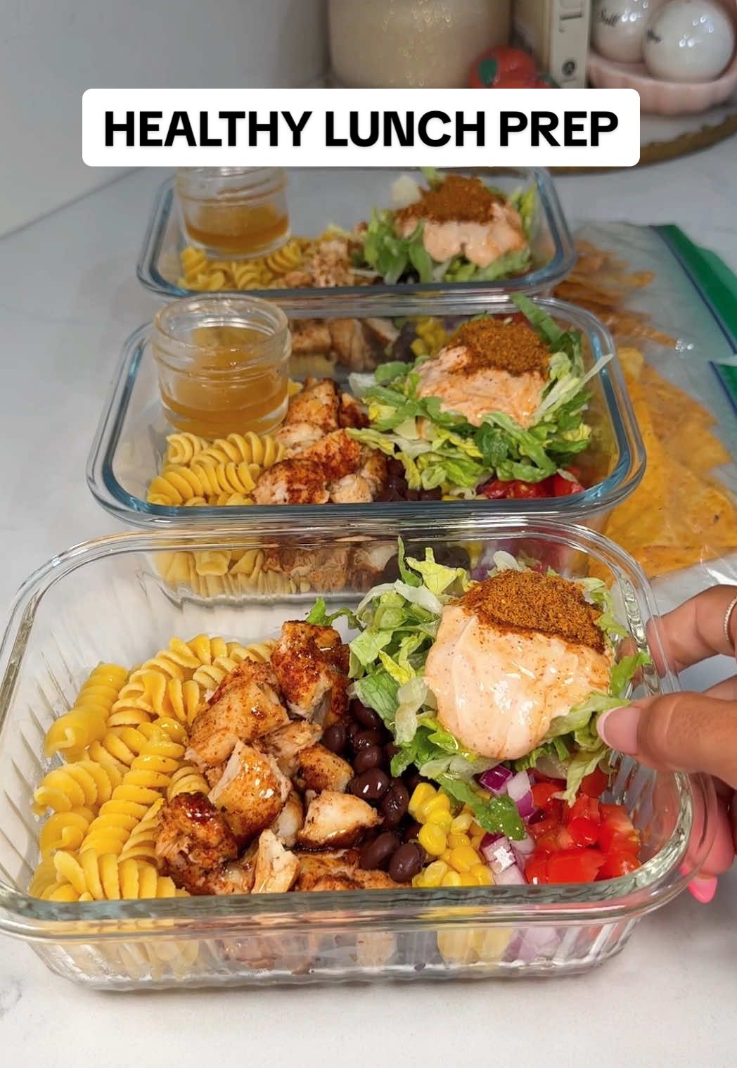 A post by @makayla_thomas_fit on TikTok caption: fiesta chicken sub in a tub does not miss 🔥🤌🏼 eat cold or hot (I like mine cold)  #healthylunch #healthymeals #highproteinmeals #mealprep 