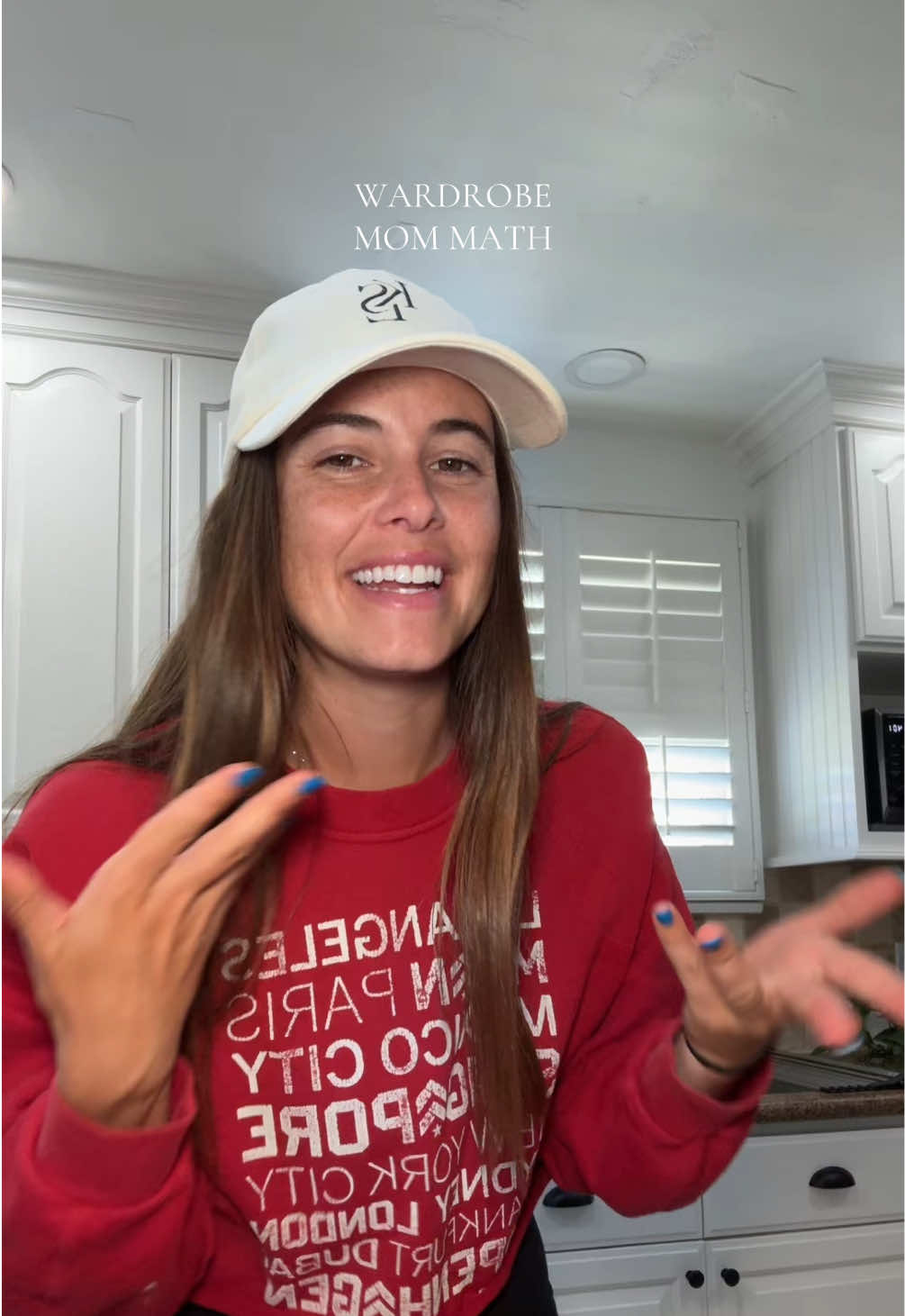 A post by @samanthaswanson1 on TikTok caption: If you’ve seen me in the same workout shorts every day for the last week… no you didn’t 👀 moms.. please tell me I’m not alone! 🫠😂 #mom #mommath 