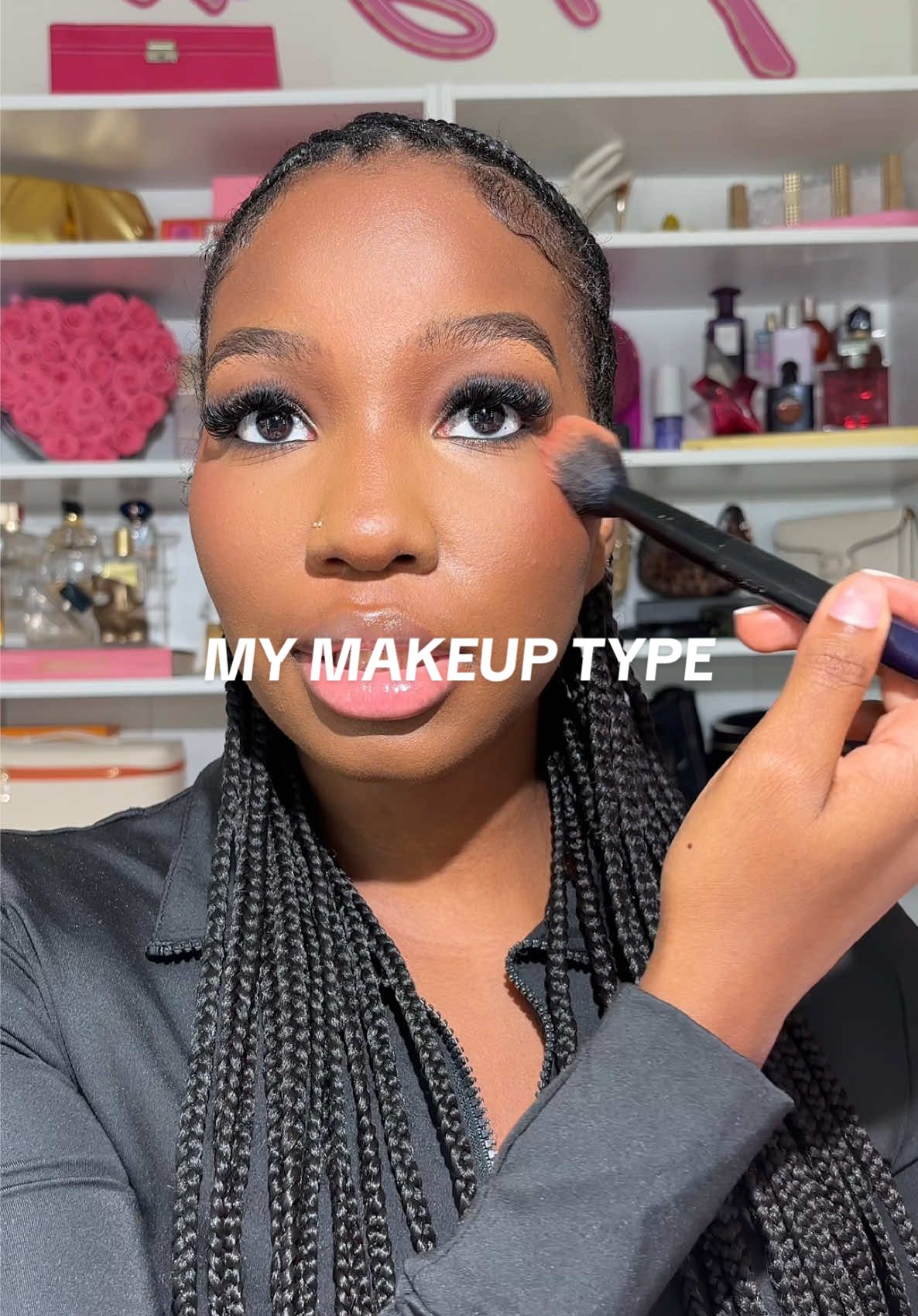 A post by @ on TikTok caption: I tried to recreate my makeup type and this is how it came out!🤭 I love a natural soft glam for everyday but this is cuteeee for the night time events Comment “PRODUCTS” for a full list of everything I used! #mymakeuptype #softglammakeup #creatorsearchinsights #beautytok 