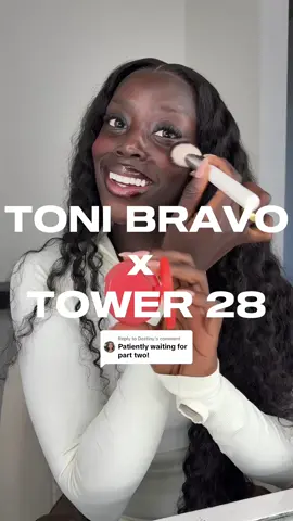 A post by @golloria on TikTok caption: Replying to @Destiny. A BLUSHHH!!@Toni Bravo @Tower 28 Beauty 