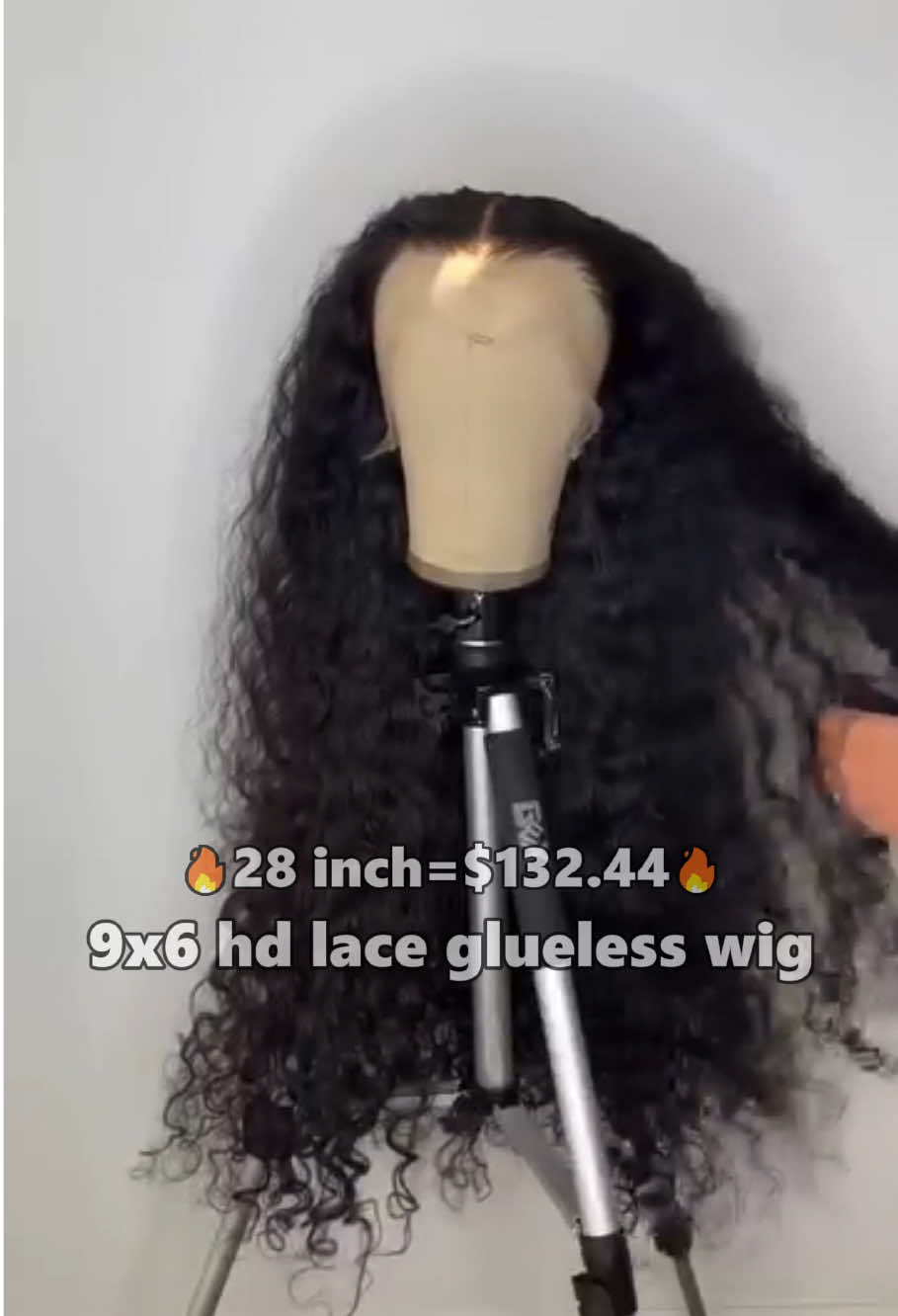 A post by @oqhair on TikTok caption: 🌟𝟐𝟒𝐡 𝐬𝐡𝐢𝐩 𝐨𝐮𝐭🌟Go grab yours NOW 🛒🏃🏾‍♀️#oqhair #humanhair #bigsale #clearancesale #waterwave #hdlacewig #wigs 