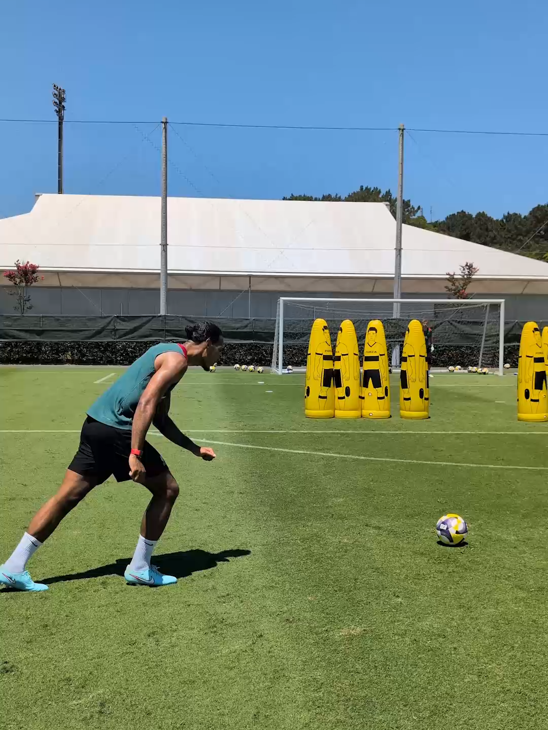 A post by @liverpoolfc on TikTok caption: Some 🔝 strikes from the skipper 😮‍💨 #TeamPixel #VanDijk #LFC