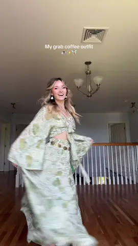 A post by @jesstheflower on TikTok caption: My outfit to grab coffee ☕️ #fairycore #whimsicaloutfit #outfitinspo 