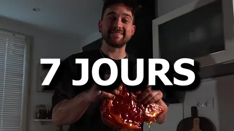 A post by @qistoh on TikTok caption: 7 jours dans le Miel ÇA FAIT QUOI ?! Pour celles est ceux qui restent exclusivement sur tiktok 🫶 #recette #viande #cotedeboeuf #chef #food #miel 