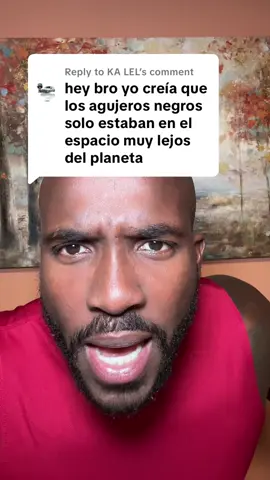 A post by @soydestine on TikTok caption: Replying to @KA LEL los agujeros negros
