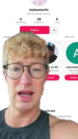 A post by @bydonmartin on TikTok caption: This isn’t me. It’s never me. Don’t give this person any information. Just report and block. 