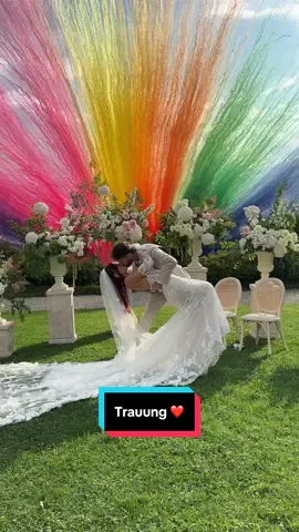 A post by @stineundmarc on TikTok caption: 26.07.25❤️ Mr. & Mrs. 💍 #wedding #couplegoals #justmarried 