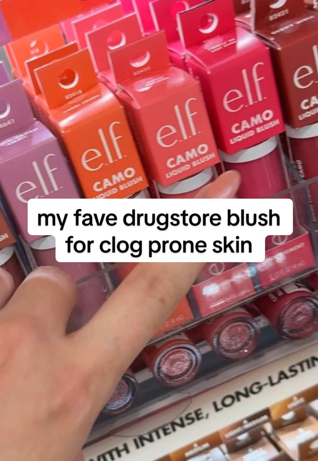 A post by @natalie_oneillll on TikTok caption: My fave 💖 scarily pigmented blush for clog prone skin #liquidblush #budgetbeauty 
