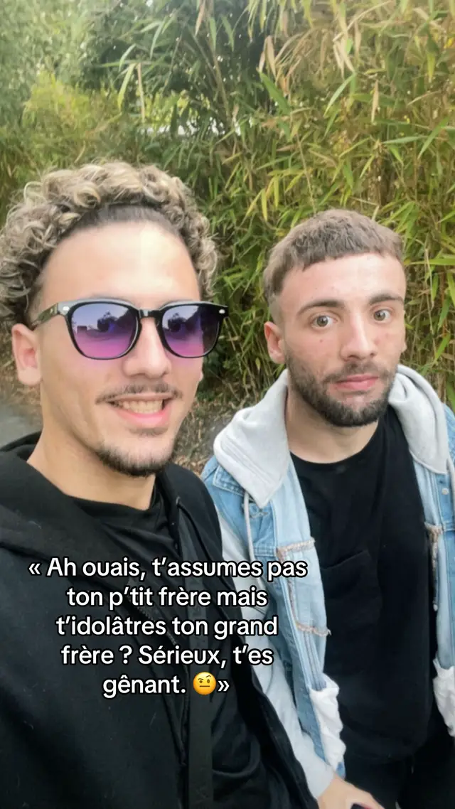 A post by @jamil_et_marwan on TikTok caption: 50/50#familles #freres #jvousaimes #vie #frerot #merci #loveyou #pourtoi #fyp #parle #❤️❤️❤️❤️❤️❤️❤️ #🙏🏽🙏🏽🙏🏽 #protege 