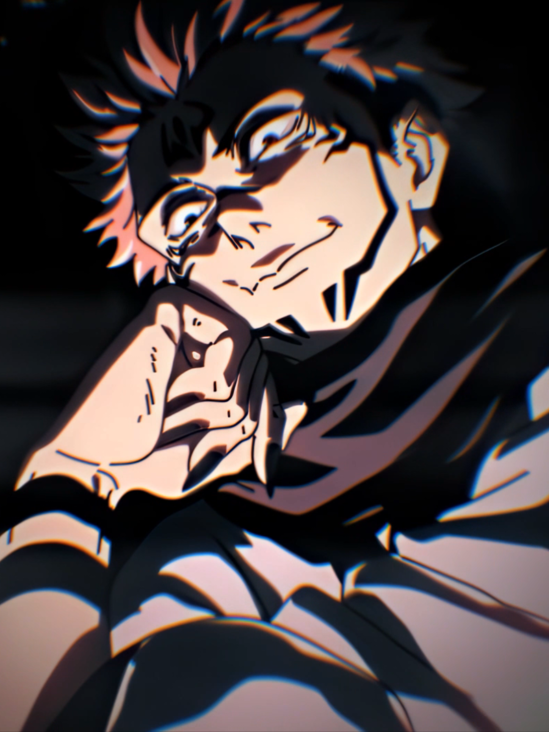 A post by @senjuheart on TikTok caption: #jujutsukaisen #sukuna ##anime #animeedit 