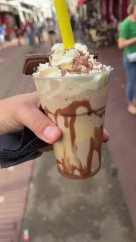 A post by @coatesy95 on TikTok caption: Fancy not having a high chair! Milkshake was tres Bon though 