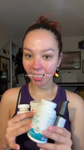 A post by @chritchin on TikTok caption: supplements! most people these days are vitamin D,or B deficient, staring at our phones inside, which I’ve also been trying to change. went on a walk the past three mornings 🫶🏻 #supplements 