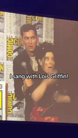 A post by @themattfriend on TikTok caption: I sang with Lois Griffin! #familyguy #coldplay #singing #michealbublé #funny #impressions 
