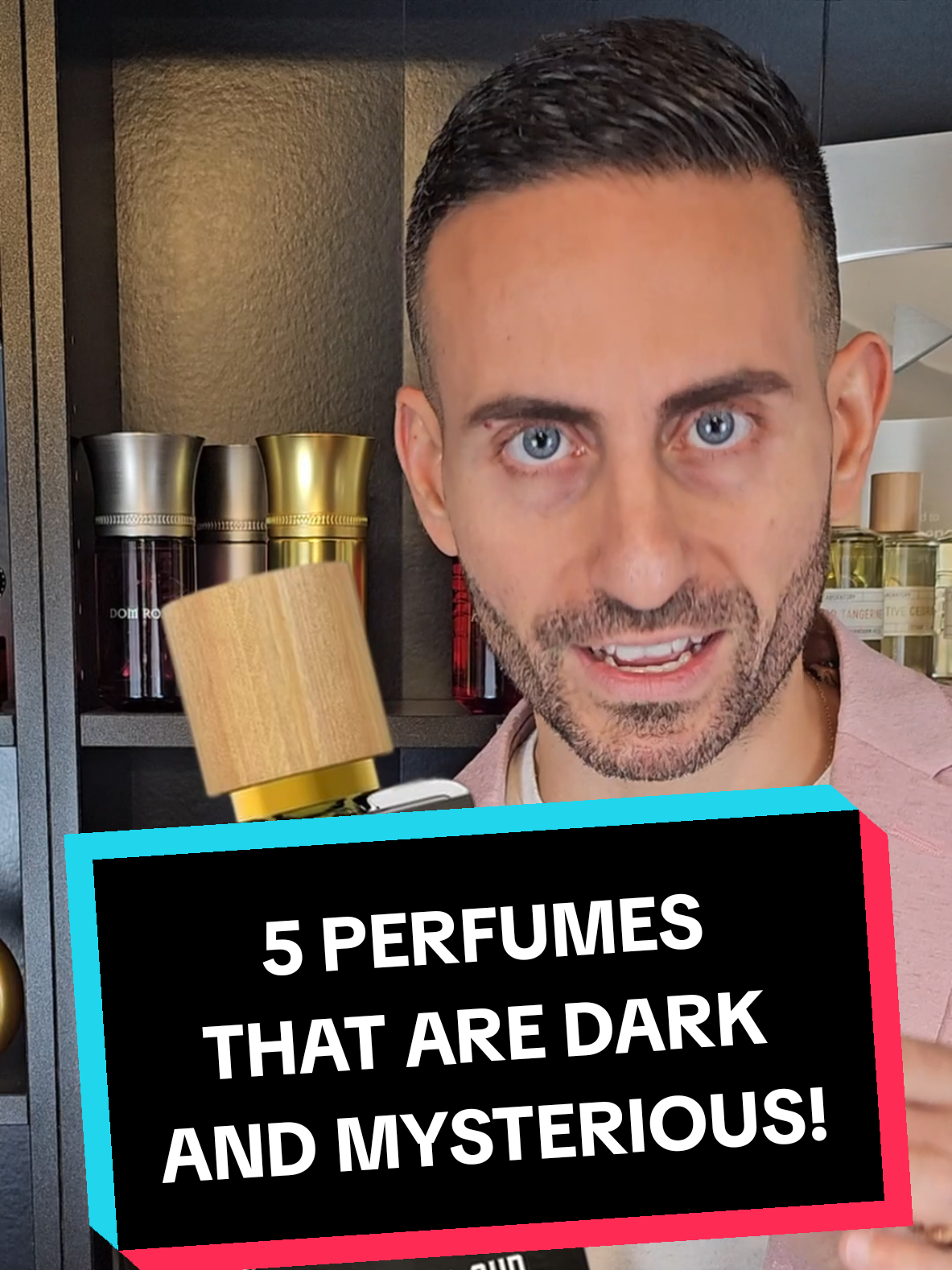A post by @redolessence on TikTok caption: 5 perfumes that are dark and mysterious! #redolessence #fragrancetok #fragrancetiktok #perfumetiktok #perfumetok 