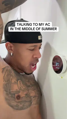 A post by @kylefullerofficial on TikTok caption: SUMMER HEAT IS BRUTAL 🔥 #summer #summerheat #hot #airconditioner #ac #funny #jokes #comedy #fun #fyp 