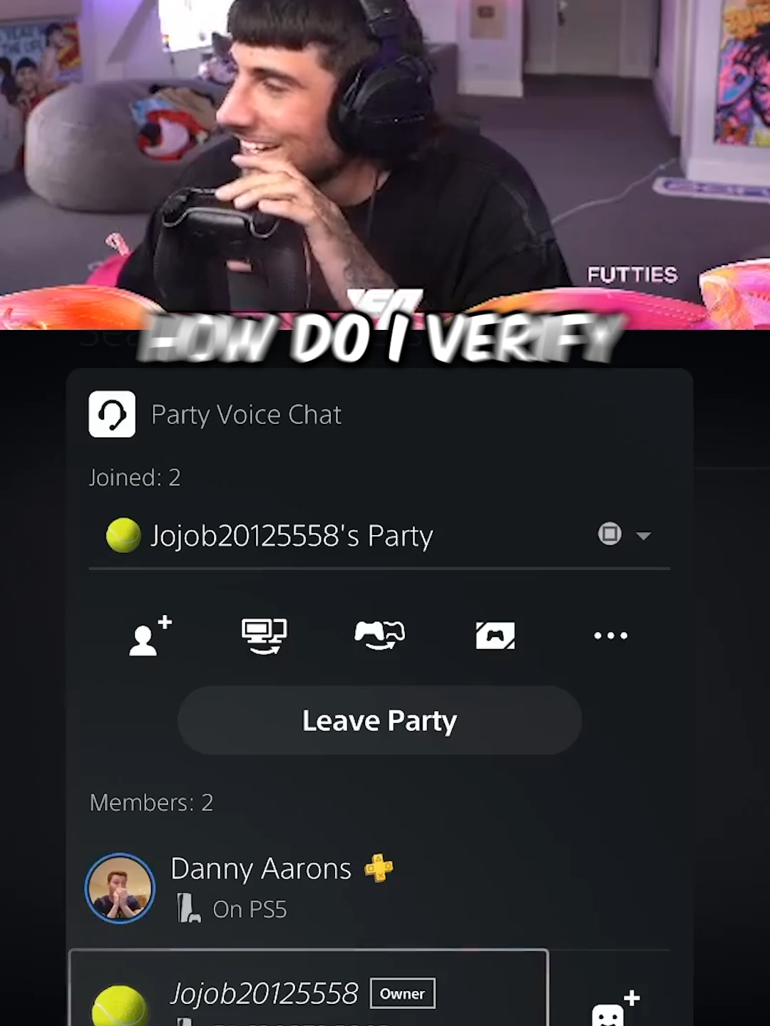 A post by @dannyaaronsfut on TikTok caption: Poor Jo🥲 #dannyaarons