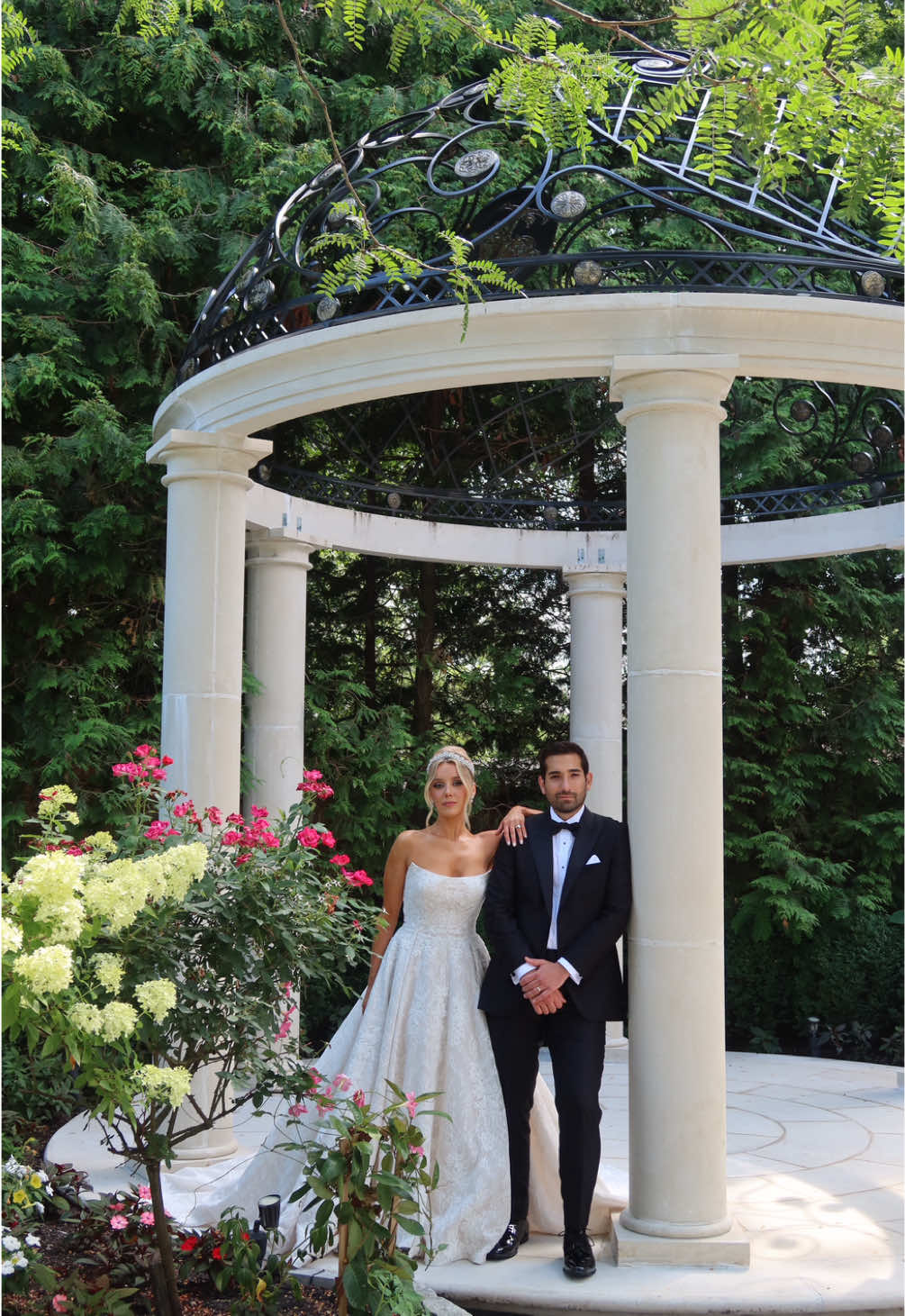 A post by @thefinancebrides on TikTok caption: ✨7.25.25✨ was an absolute dream❤️ @Florentine Gardens @Mostest Event Planning #weddingtiktok #weddingday #weddingcontent #weddingcontentcreation #njbride #njwedding #2025bride #2025wedding #florentinegardensnj #brideandgroom 