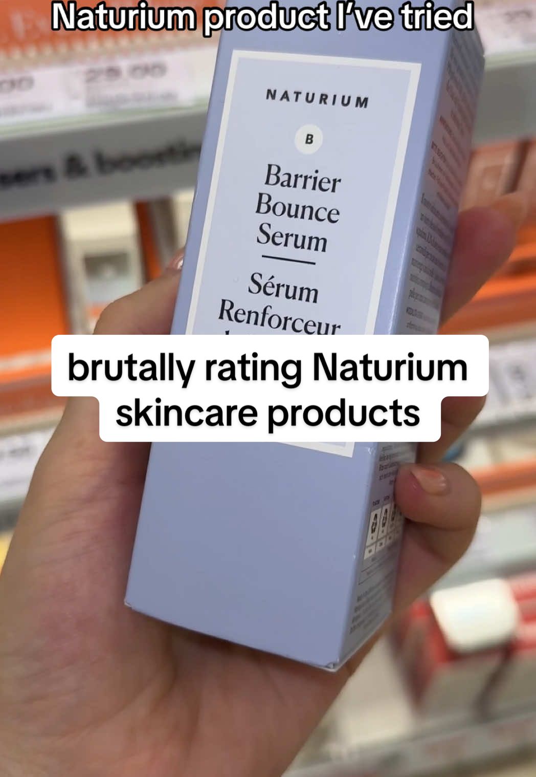 A post by @natalie_oneillll on TikTok caption: Tried quite a few naturium products now so I feel it’s time for a smash or passsss 📈 best and worst naturium products #naturium #bootsuk #skincare #smashorpass #skincarereview 