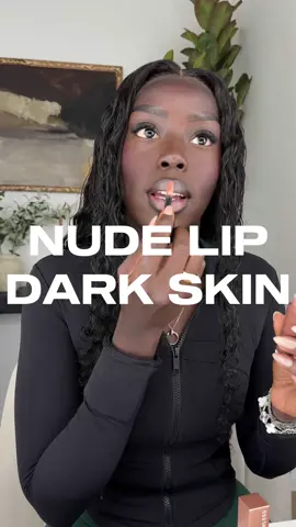 A post by @golloria on TikTok caption: put the nude lip ON👄