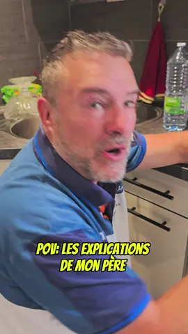 A post by @famillepapounini on TikTok caption: Les explications de mon père... Vous avez compris quelque chose ? #fyp #pourtoi #romainetsonpere #humour #blague #drôle #videodrole 