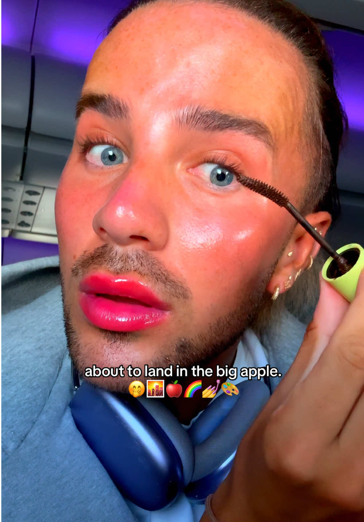 A post by @madebymitchell on TikTok caption: HWFG!!!!!! 🤭🌇🍎🎨🌈✨ #madebymitchell #blursh #usa #newyork #fyp #viral 