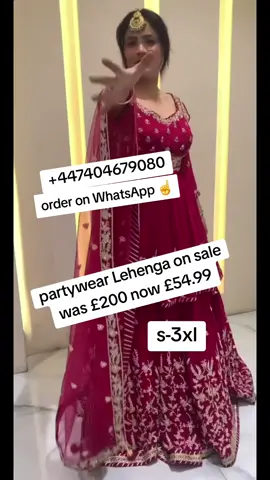 A post by @uksuits__collections1 on TikTok caption: +447404679080 order on WhatsApp #weddingdress #wedding #lehengacholi #punjabisuit #sharara 