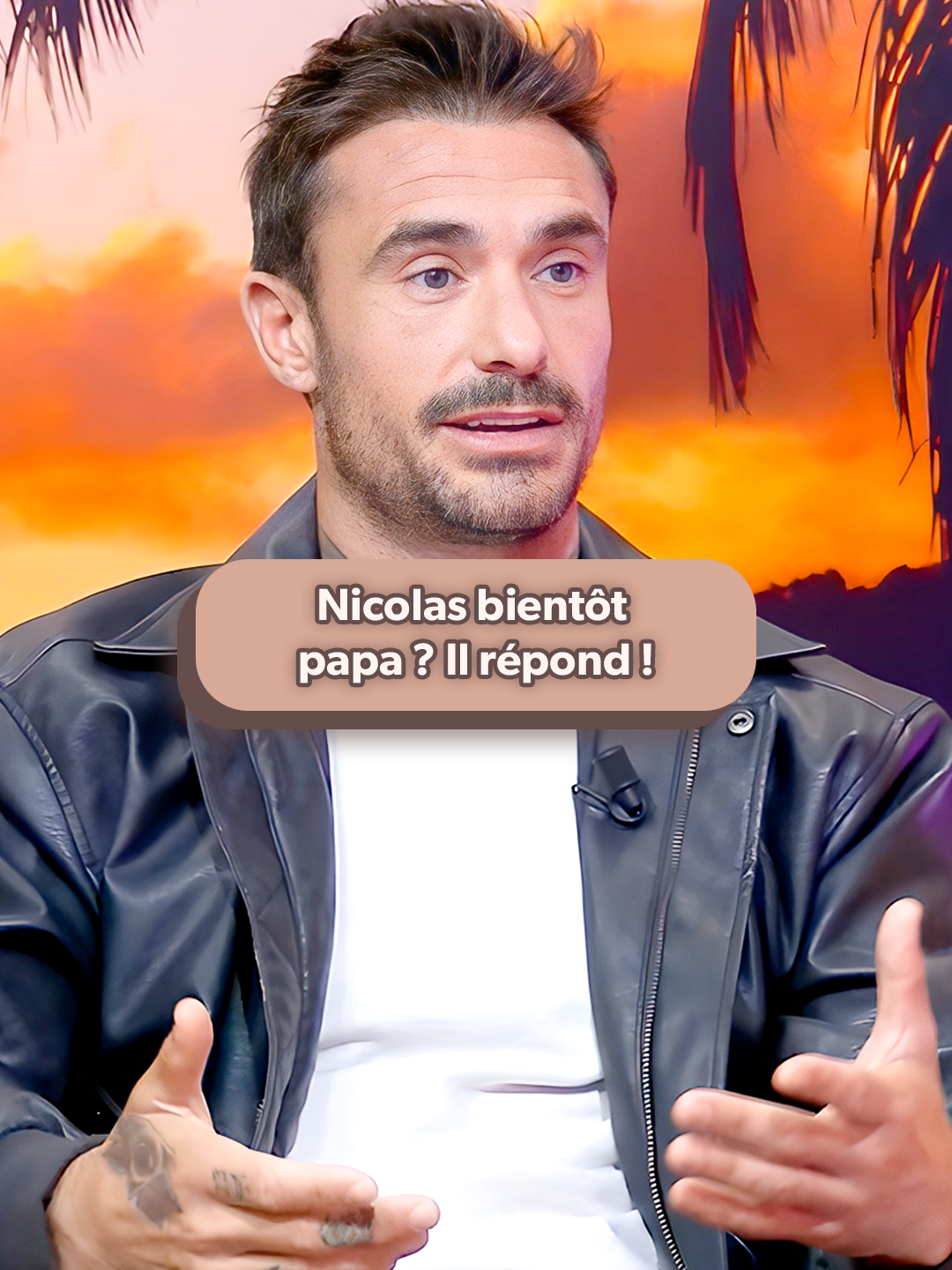 A post by @samzirah on TikTok caption: Nicolas bientôt papa ? 😱 #samzirah #interview #eti #nicoferrero