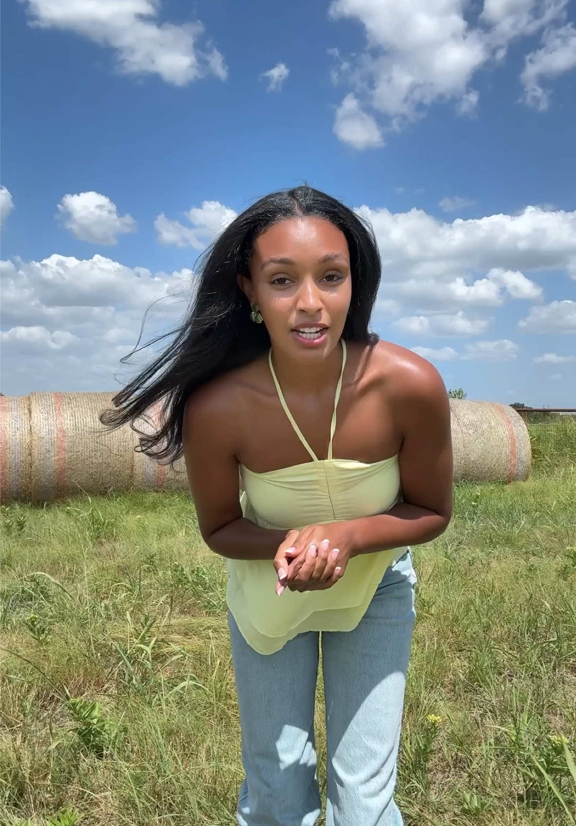 A post by @kyrahenry_ on TikTok caption: The important thing I was trying to say when my life flashed before my eyes  #thehenryhomestead #homestead #homesteading #fypシ #buyingland #landowners #doordash @DoorDash 