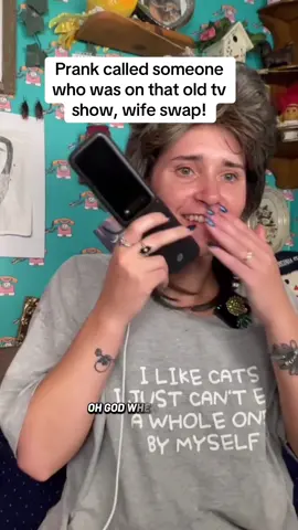 A post by @sarahsoda5 on TikTok caption: Lord have mercy! #suedillon #prankcall #wifeswap 