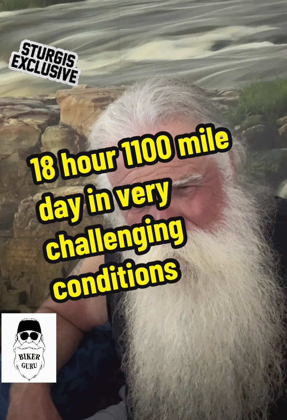 A post by @bikerguru on TikTok caption: #bikerguru #bikertok #bikersoftiktok #sturgisrally #oldguys #oldguys #ironbuttchallenge 