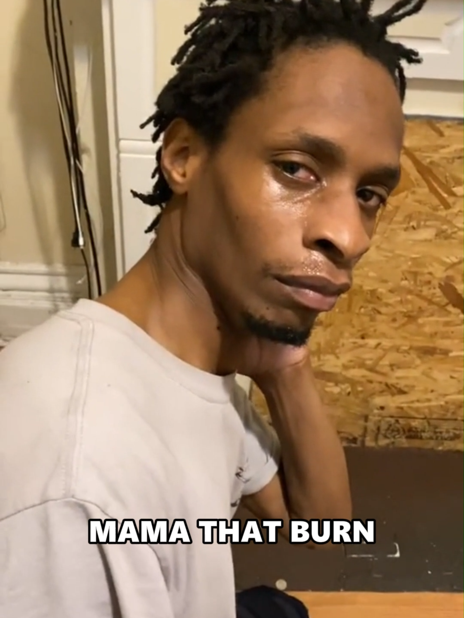 A post by @oqhair on TikTok caption: "MAMA THAT BURN😭..."#fyp 🎥DM if you'd like us to tag you as the original creator or remove the content. #tiktoktopwigs