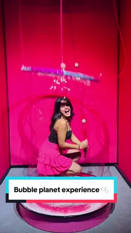 A post by @heyreemaa on TikTok caption: Floating through a world where bubbles where every corner is pure magic in this unique new experience in the @American Dream Mall. @Bubble Planet Experience #bubbleworld #bubbleexperience #americandreammallnj #newjersey #bubbleplanetexperience 