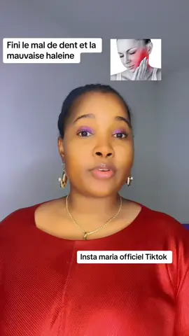 A post by @maria.officielle on TikTok caption: Fini le mal de dent (cela ne remplace pas un dentiste)#pourtoii #dentsblanches 