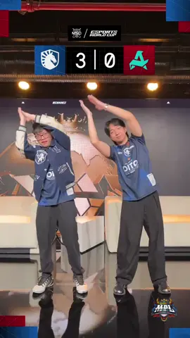 A post by @mplph_official on TikTok caption: SAN SAN DUO FOR THE WIN! #MPLPH #MPLPhilippines #MLBB #MobileLegendsBangBang #EsportsPH #MPLPHSeason15 #PusoAtGalingYanAngLakasNgPinas #OneGameTwoChampions #MSCatEWC25