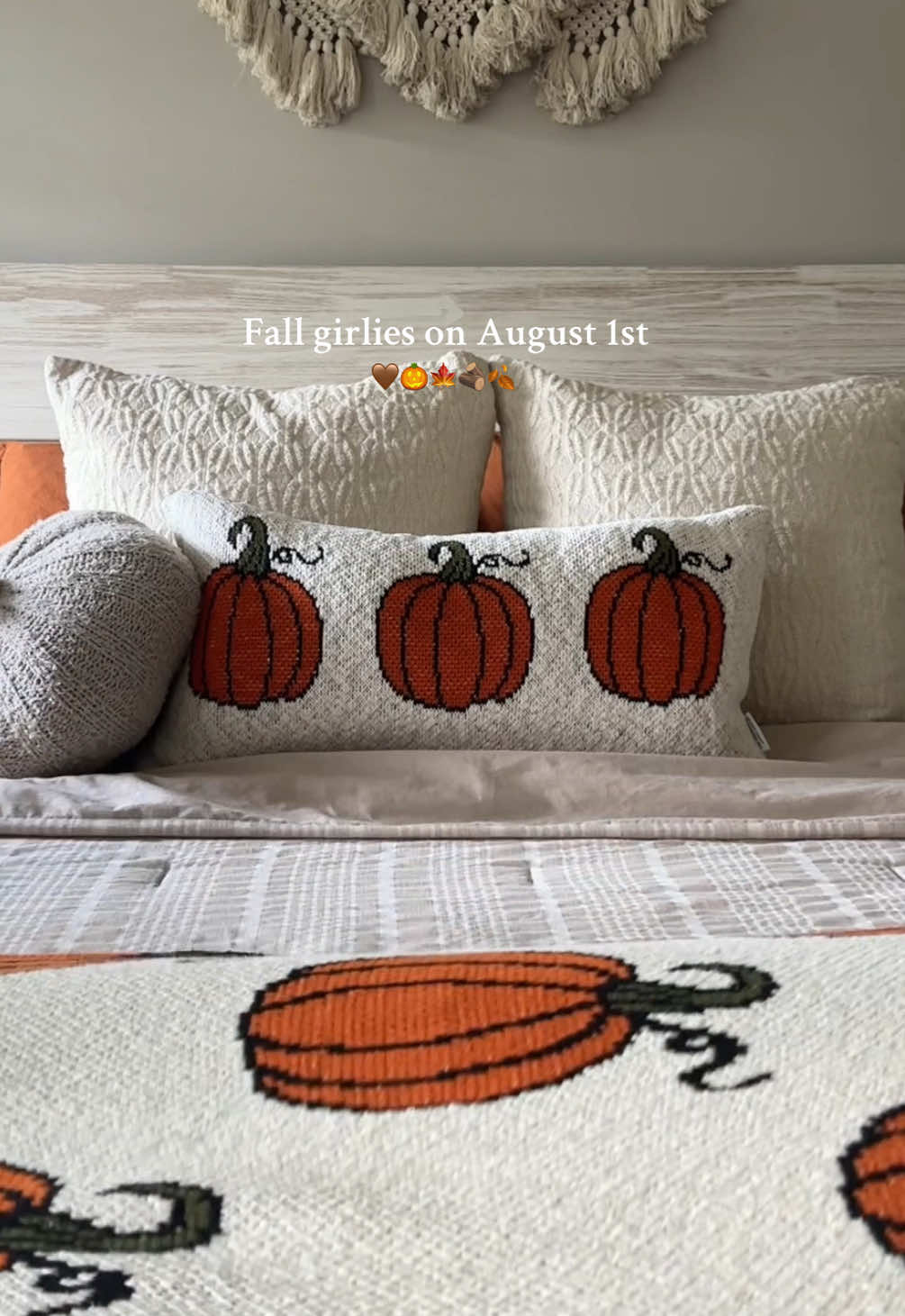 A post by @drea_perez11 on TikTok caption: In my mind, Fall vibes start in August 🤎 #fall #autumn #fallvibes #pumpkinseason #autumnvibes #falldecor #falldecorideas 