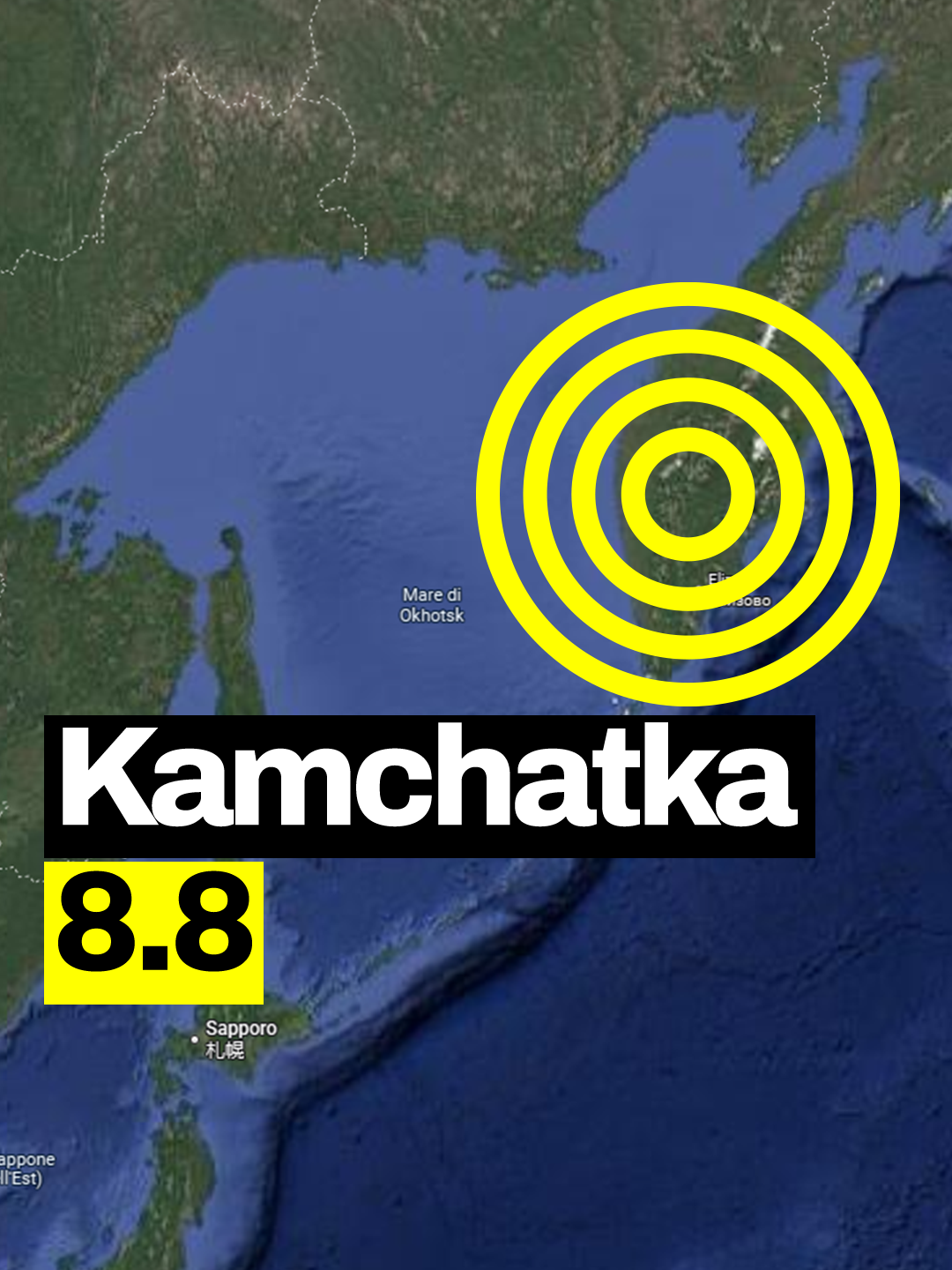 A post by @geopop on TikTok caption: In Kamchatka si è verificato uno tra i sismi più forti mai registrati: ma quali sono le cause? E perché ha generato uno tsunami? #geopop #imparacongeopop #tsunami #losapeviche