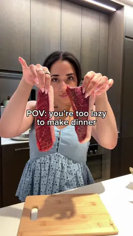 A post by @stephanyvicx on TikTok caption: Too lazy to cook dinner… but I’m a private chef sooo 🤷🏻‍♀️ Pan-seared pecan steak, cilantro-balsamic chimichurri, spinach salad, and plátano maduros topped with micro cilantro💗 It’s giving effortlessly extra ✨ #PrivateChef #healthyrecipes #cheflife 