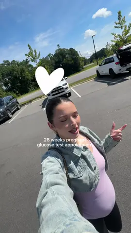 A post by @jade.amberrrrr on TikTok caption: 28 weeks pregnancy appointment ft the glucose test 😩  #glucosetest #28weekspregnant #pregnancy #pregnancyjourney 