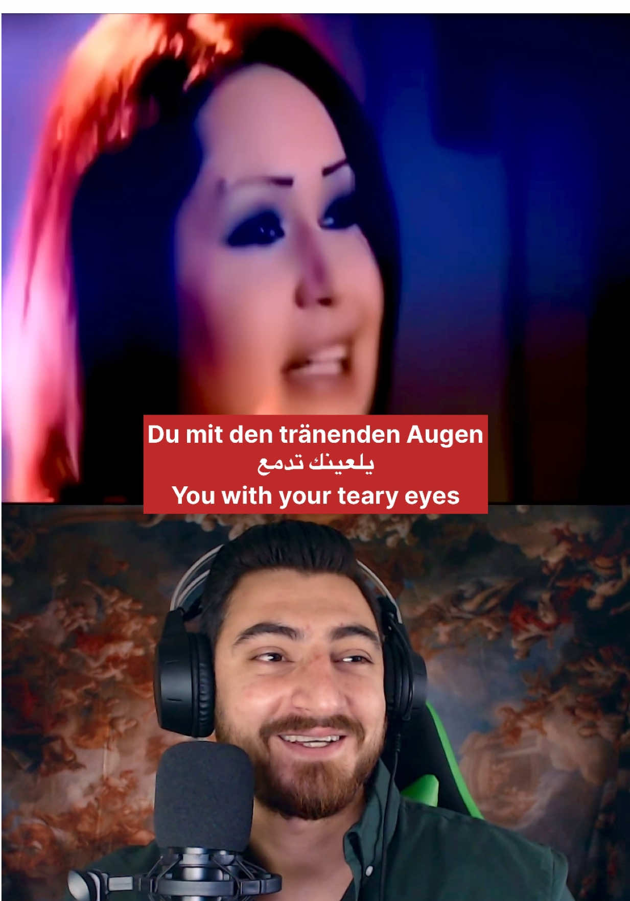 A post by @dazdaf on TikTok caption: Saria Al Sawas - Bas asmae Mini auf Deutsch und Englisch übersetzt. سارية السواس - بس اسمع مني مترجمة إلى الألمانية والإنكليزية. @سارية السواس  #deutschland #syria🇸🇾 #libanon🇱🇧 #سارية_السواس #tranding 