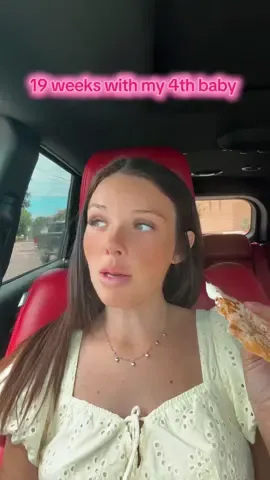 A post by @ on TikTok caption: my 🚩, anyone else? I’m just a foodie leave me beeee #19weekspregnant #momlife #MomsofTikTok #momtok #pregnant #pregnantlife #momof4 #toddlermom 