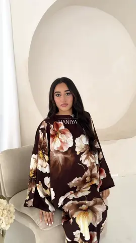 A post by @houseofhaniya on TikTok caption: How gorgeous are these floral skirt co-ords 😍🔥 grab yours now!! #modestfashion #viral #houseofhaniya #fyp #outfitinspo 