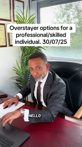 A post by @bukharichambers_ltd on TikTok caption: Overstayed your visa in the UK? If you're a skilled worker or professional, don’t assume it’s over. You might still have a way to get your legal status back on track. 📌 Stay or leave—what’s actually best? 📌 Can you apply under private or family life routes? 📌 What happens if you do nothing? Get clear on your rights and next steps. 👆 Watch till the end & book a 1-to-1 if you need help. #ukimmigration #overstayedvisa #immigrationhelp #skilledworker #legaloptionsuk