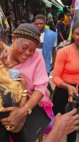 A post by @bennyomoedooffical on TikTok caption: We were embraced by so many beautiful people in the market today, I am loving lagos everyday 😍 